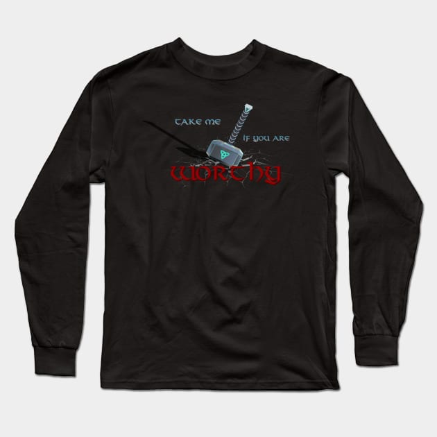 mjolnir Long Sleeve T-Shirt by LexonyXCD